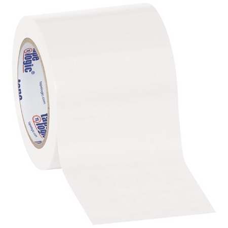 Tape Logic 4'' x 36 yds. White Tape Logic Solid Vinyl Safety Tape, 12PK BUY00024518